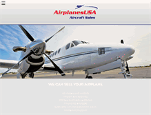 Tablet Screenshot of airplanes-usa.com